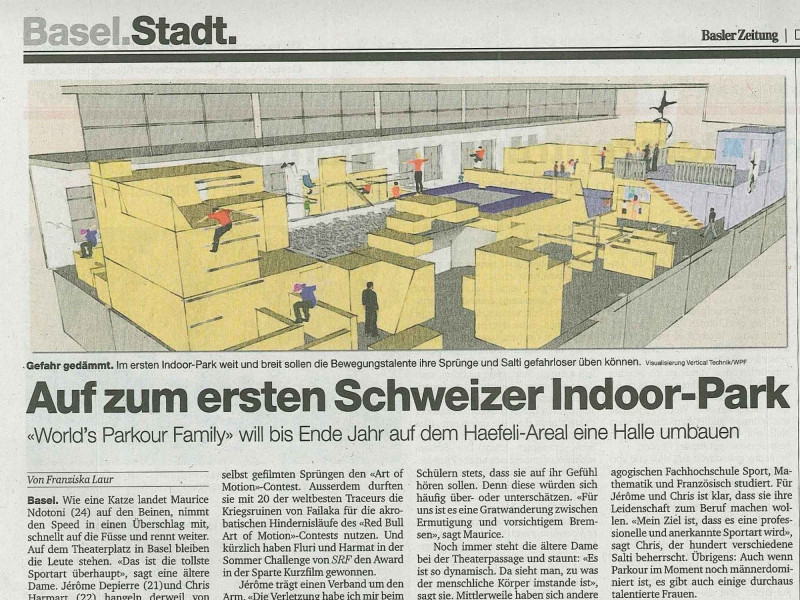CH Basel - Projekt Parkour-Palast