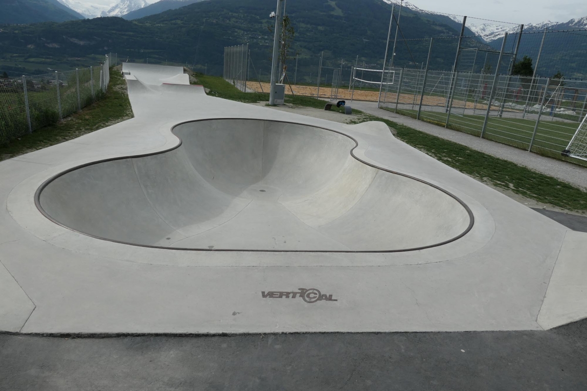 CH Savièse – Concrete skate park