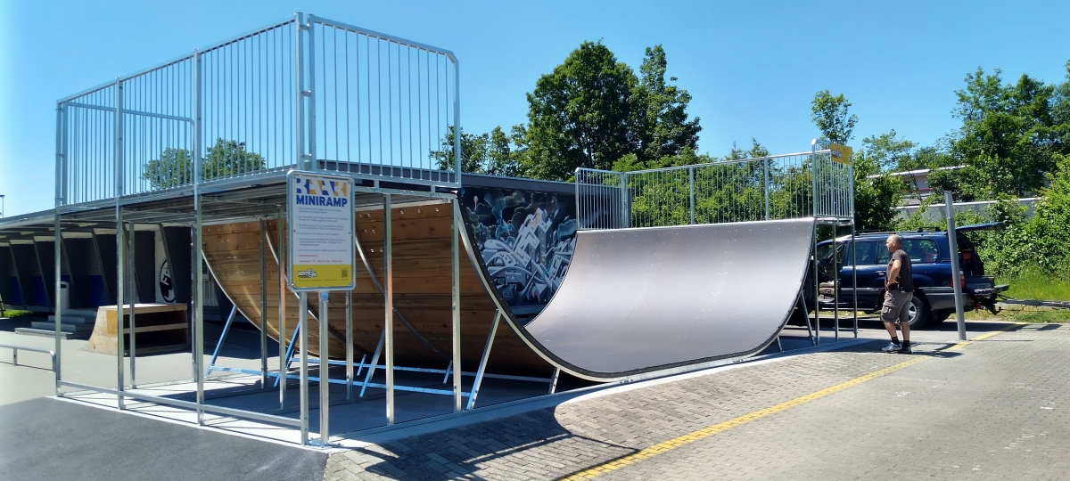 CH Baar - Neue Minirampe in beliebtem Skatepark