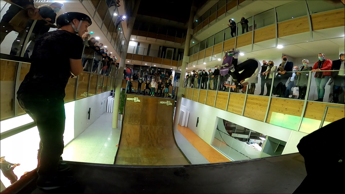 F Strasbourg - Halfpipe für Skateevent vermietet
